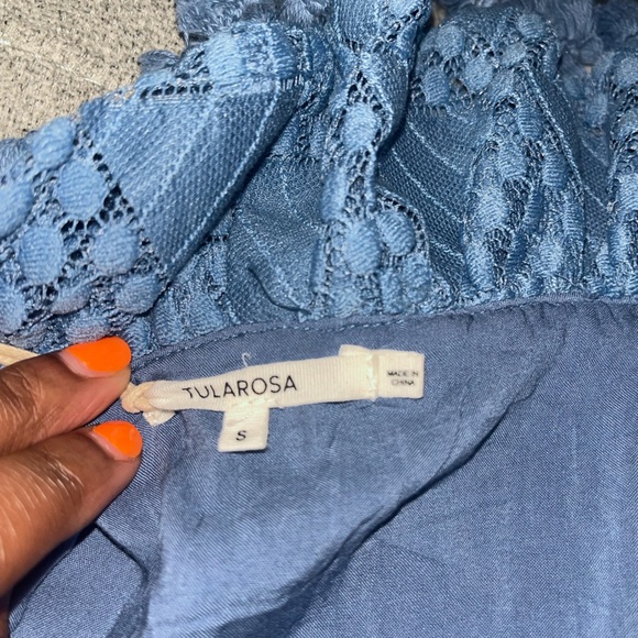 NWT Tularosa Monica dress, size S, Slate Blue, Boho Dress CB45 - Picture 4 of 8